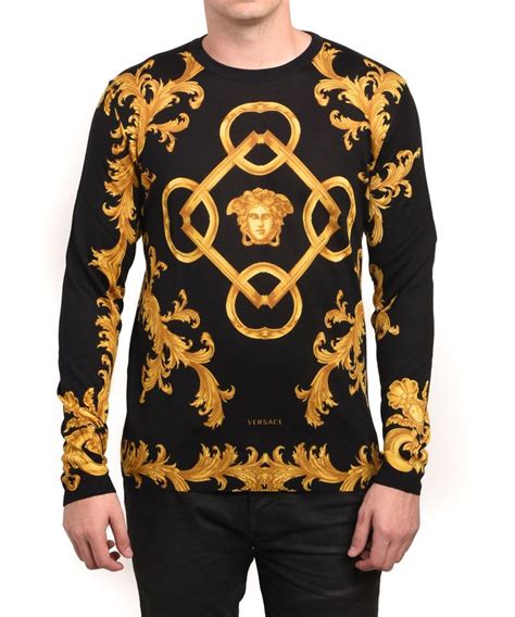 versace collection men's sweater|versace sweatshirt.